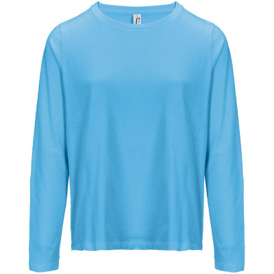 Футболка с длинным рукавом женская Monarch Women, ярко-бирюзовая