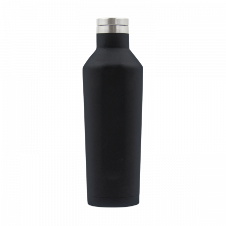 Термобутылка E-shape софт-тач (черный)