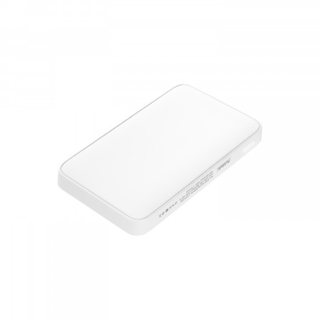 Внешний аккумулятор с подсветкой Ancor 5000 mAh, белый