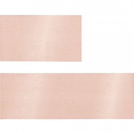 Лента сатиновая Satin 35 М, светло-бежевая, 60 см