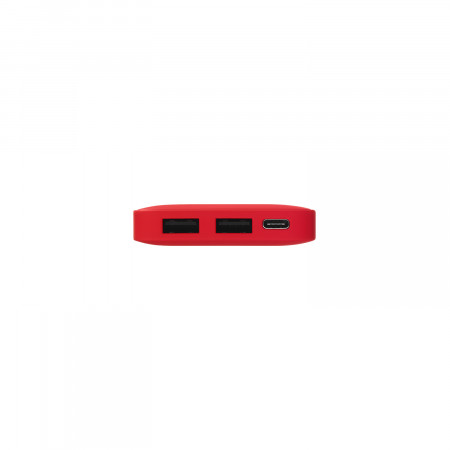 Внешний аккумулятор с подсветкой Ancor 5000 mAh, красный