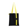 Шоппер Superbag black (чёрный с салатовым)
