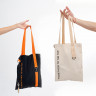Шоппер Superbag black (чёрный с салатовым)