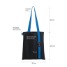 Шоппер Superbag black (чёрный с салатовым)