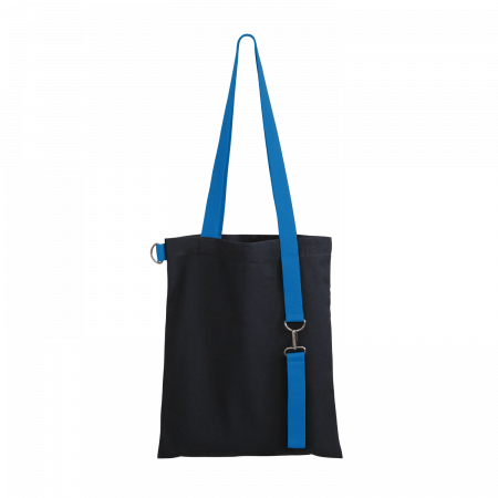 Шоппер Superbag black (чёрный с салатовым)