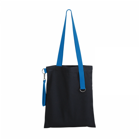 Шоппер Superbag black (чёрный с салатовым)