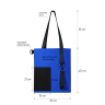 Шоппер Superbag Color (темно-серый с чёрным)