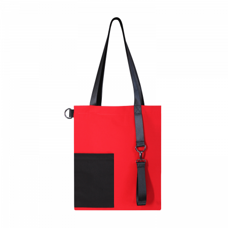 Шоппер Superbag Color (темно-серый с чёрным)