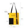 Шоппер Superbag Color (темно-серый с чёрным)