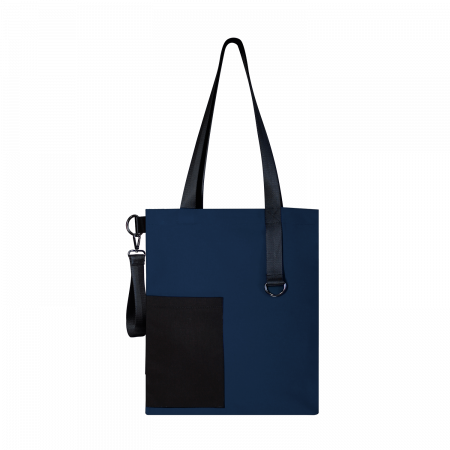 Шоппер Superbag Color (темно-серый с чёрным)