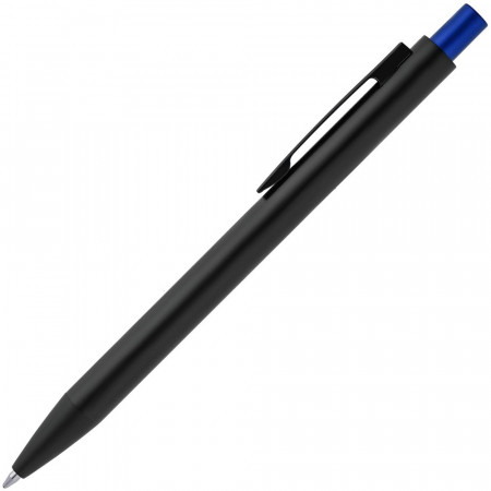 Ручка шариковая Chromatic, черная с синим