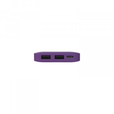 Внешний аккумулятор с подсветкой Ancor 5000 mAh, фиолетовый