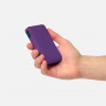 Внешний аккумулятор с подсветкой Ancor 5000 mAh, фиолетовый