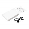 Внешний аккумулятор с подсветкой Анкор (Ancor) 5000 mAh, фиолетовый