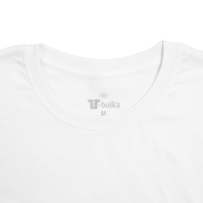 Футболка унисекс T-bolka 140, белая