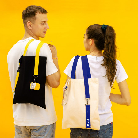 Шоппер Superbag (неокрашенный с салатовым)