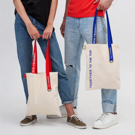 Шоппер Superbag (неокрашенный с салатовым)