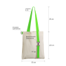 Шоппер Superbag (неокрашенный с салатовым)