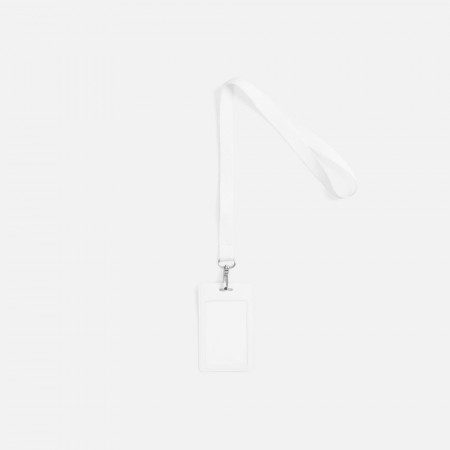Лента для бейджа Pin, белая
