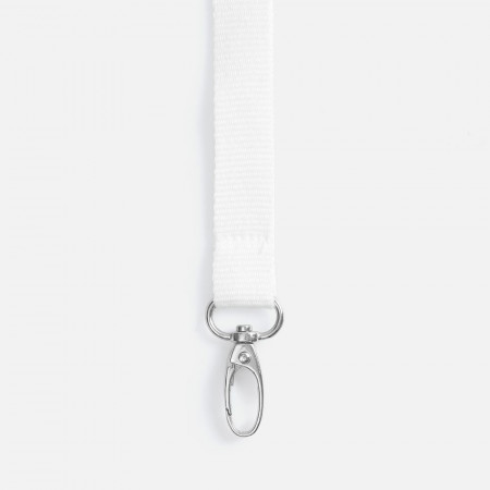 Лента для бейджа Pin, белая