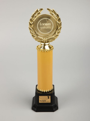 Стела EnterPrize, большая, золотистая