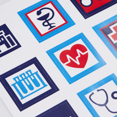 Стикерпак бумажный Industry, здравоохранение