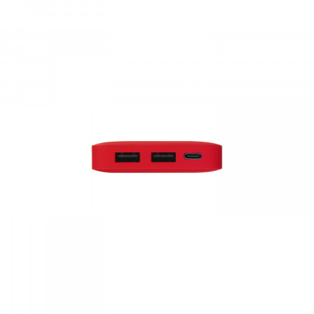 Внешний аккумулятор с подсветкой Ancor Plus 10000 mAh, красный