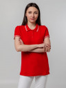 Рубашка поло женская Virma Stripes Lady, красная