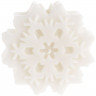 Свеча Snowflame 3, белая, 8 см
