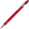 Ручка шариковая Pointer Soft Touch со стилусом, красная