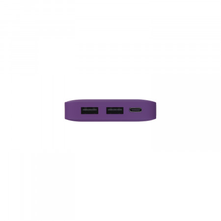 Внешний аккумулятор с подсветкой Ancor Plus 10000 mAh, фиолетовый
