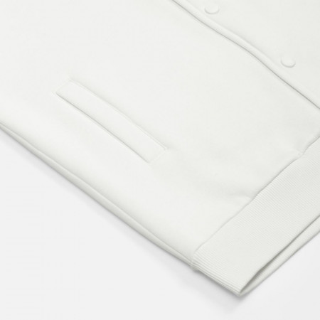 Бомбер унисекс AtmosWear, молочно-белый