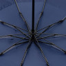 Зонт обратного сложения twoGether с двойным куполом, темно-синий