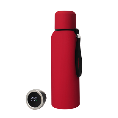 Термос S-travel New софт-тач с датчиком температуры 750 мл (красный)