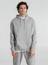 Толстовка с капюшоном унисекс Hoodie, серый меланж