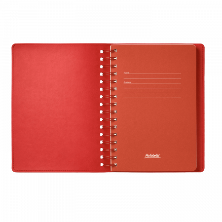 Ежедневник Виста (Vista) недатированный, черный/красный