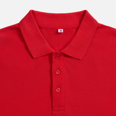 Рубашка поло унисекс Tervise, красная