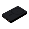 Внешний аккумулятор Ларго PD (Largo PD) 5000mAh с функцией беспроводной зарядки 15W, черный
