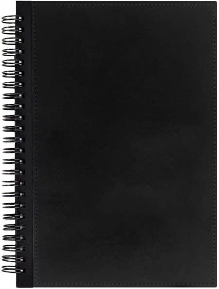 Ежедневник Notera Maxi, недатированный, черный