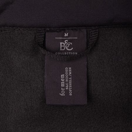 Куртка мужская Hooded Softshell черная