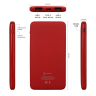 Внешний аккумулятор Bplanner Power 1 ST, софт-тач, 5000 mAh (Оранжевый)