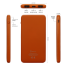 Внешний аккумулятор Bplanner Power 1 ST, софт-тач, 5000 mAh (Оранжевый)