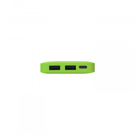 Внешний аккумулятор с подсветкой Ancor 5000 mAh, салатовый