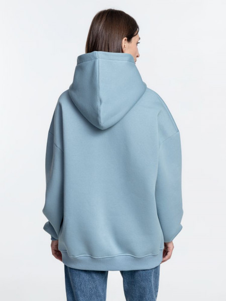 Худи Kulonga Oversize, серо-голубое