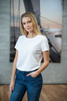 Футболка женская Ladies American U, синяя