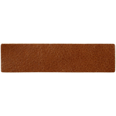 Лейбл кожаный Pasek, S, горчичный