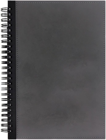 Ежедневник Notera Maxi, недатированный, серый
