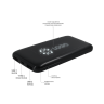 Внешний аккумулятор с подсветкой Bplanner Power 4 ST, 8000 mAh (Красный)