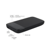 Внешний аккумулятор Bplanner Power 3 ST, софт-тач, 10000 mAh (Оранжевый)