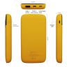 Внешний аккумулятор Bplanner Power 3 ST, софт-тач, 10000 mAh (Оранжевый)
